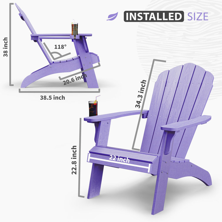 Purple plastic adirondack chairs hot sale